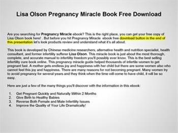 &quot;Pregnancy Miracle Drug