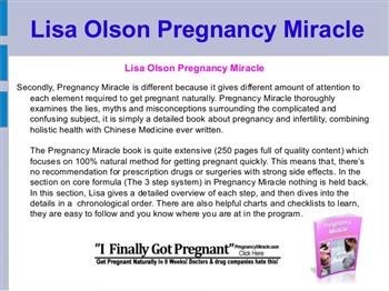 &quot;Review Of Pregnancy Miracle Book